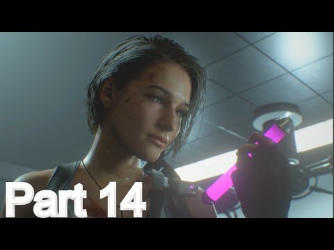 RESIDENT EVIL 3 REMAKE Walkthrough Gameplay Part 14 - PURPLE DILDO (RE3 NEMESIS)