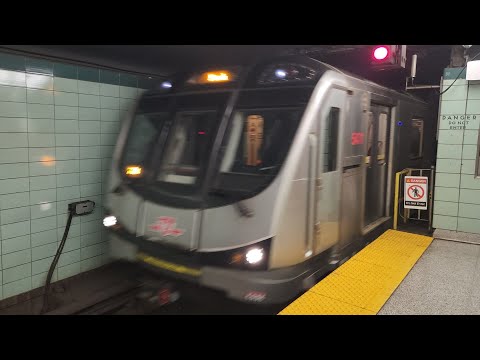 TTC 104 (Toronto Rocket) - 5671-5676 Pulling Into St George (Line 1)