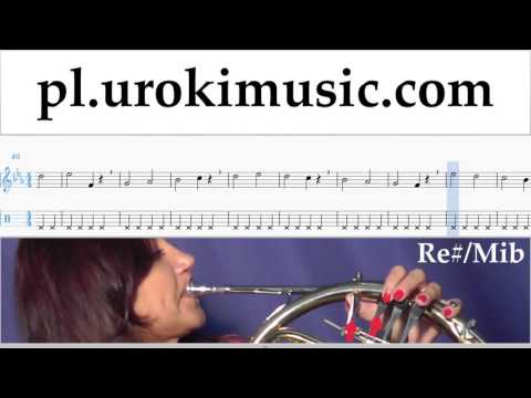 Nauka Gry Na Waltorni Miley Cyrus - Malibu Nuty Poradnik Część 1 um-i463