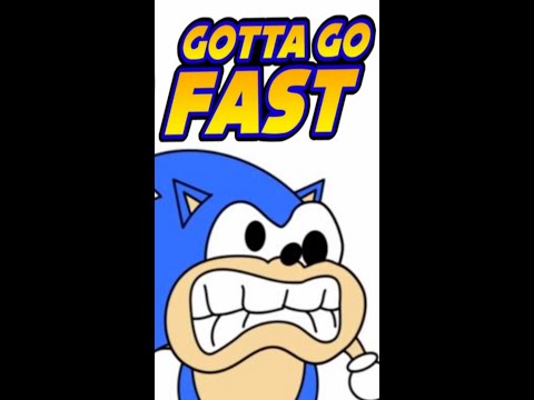 Sonic The Hedgehog Gotta Go Fast