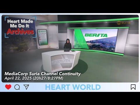 MediaCorp Suria Channel Continuity [22-APRIL-2025] (20h27/8:27 PM)