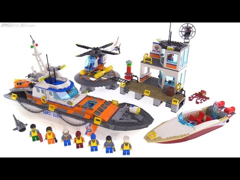 🔄 LEGO City 2017 Coast Guard Headquarters review! 60167 re upload