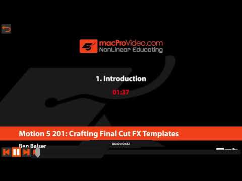 FX Templates Course For Motion Video