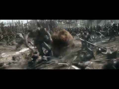 The Hobbit  The Battle of the Five Armies   Extended Edition  Beorn Fighting FULL HD