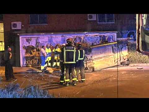 🚗💥Muere menor de 16 en brutal vuelco en Madrid😢 #Sucesos