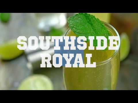 Southside Royal - Gin-Cocktail mit Champagner