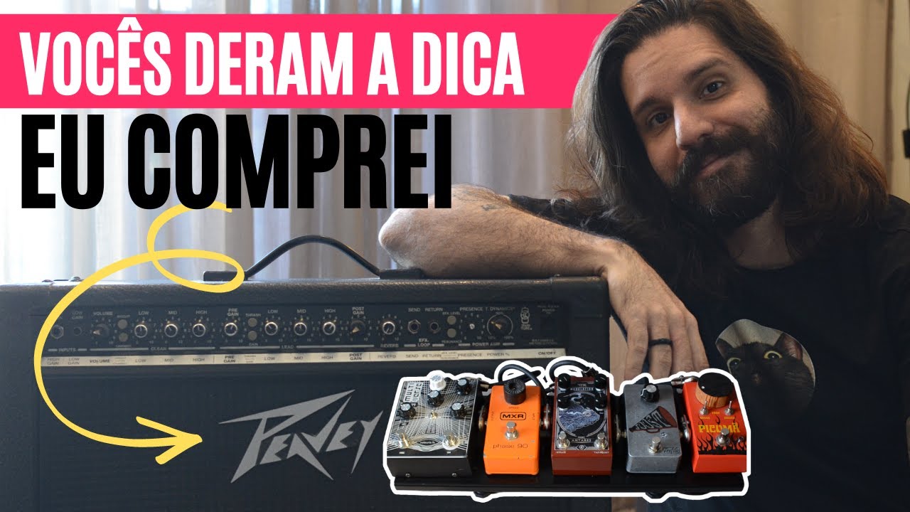 Trocando um AMPLIFICADOR DOS SONHOS por um PEAVEY BANDIT? Eu explico!