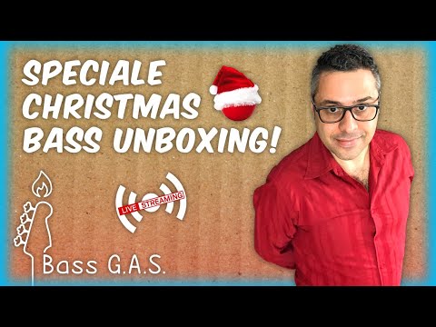 Bassi Bacchus Global Woodline - prova/recensione in diretta - unboxing bassistico natalizio