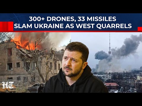 More Than 300 Drones, 33 Missile Pound Ukraine, Zelensky Pays The Price For West's In-Fighting?