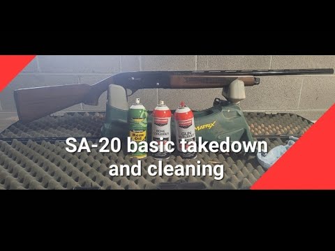 Mossberg SA-20 Feild strip and Cleaning tutorial