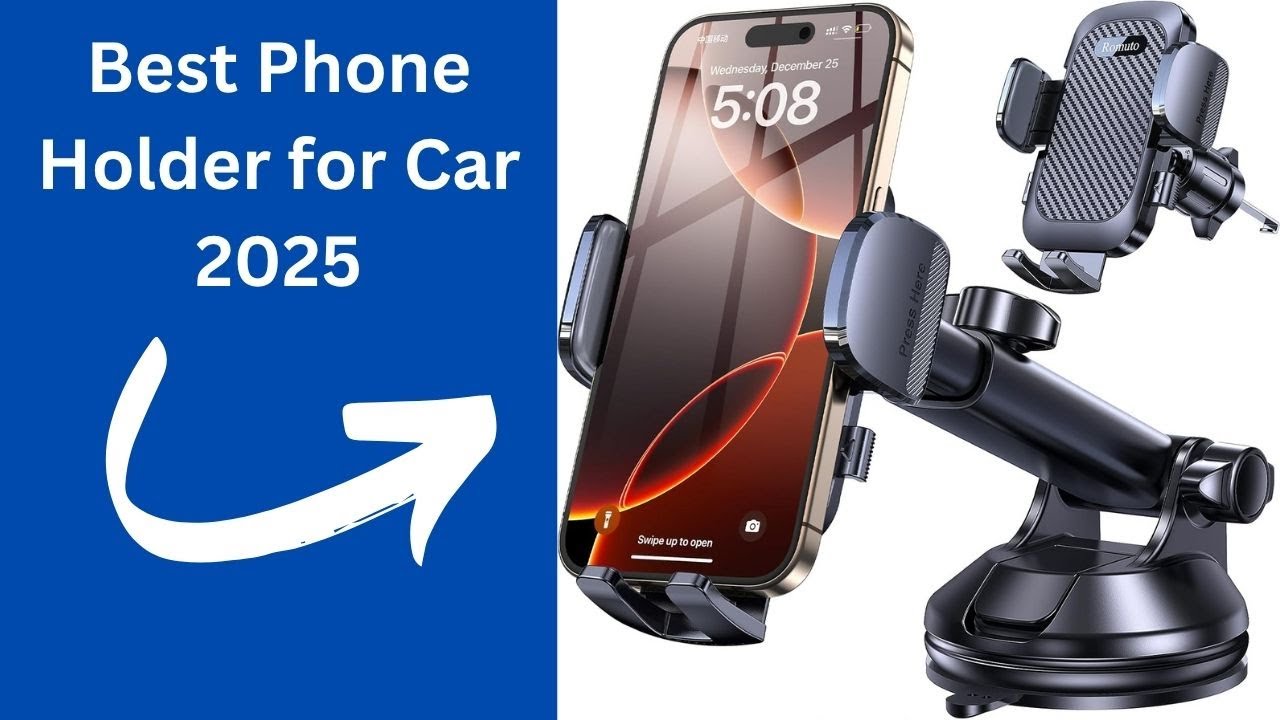 Support téléphone pour voiture à verrouillage ventouse video thumbnail