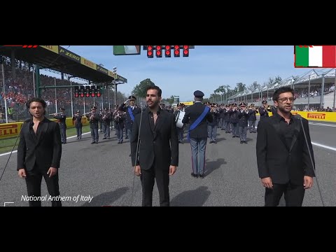 F1 Monza 2023 - National Anthem of Italy By II Vola and Banda Musicale Della Polizia Di Stato!
