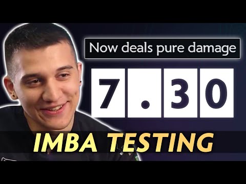Arteezy shows power of 7.30 PURE DAMAGE change