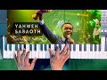 How To Play Yahweh Saboath By Nathaniel Bassey On Key F Piano Breakdown