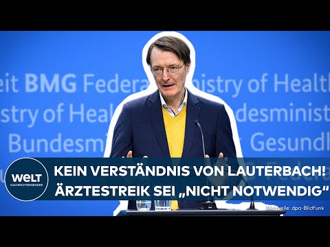 ÄRZTE STREIKEN NACH WEIHNACHTEN: Enttäuscht von Gesundheitsministerium! Unverständnis bei Lauterbach