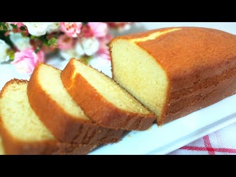 মাত্র ২টি ডিম দিয়ে ১ পাউন্ড ভ্যানিলা কেক । বেকারি স্টাইলে পাউন্ড কেক । Vanilla Pound Cake Recipe ।