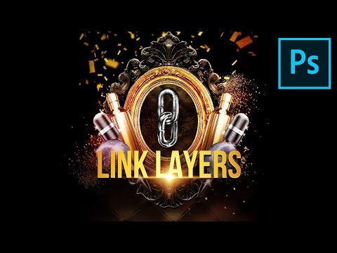 1-Minute Photoshop - Power of "Linked Layers"