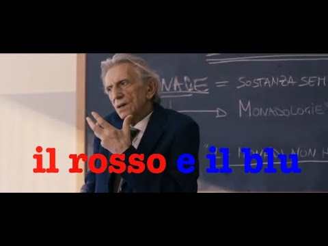 lezione arte il rosso e il blu - ricerca armonia o abbandono al caos - ordine e disordine scena film