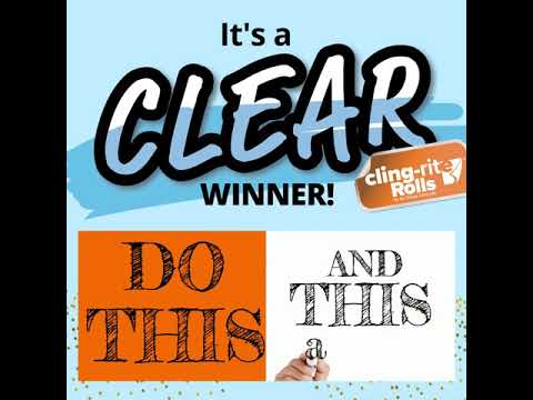 This or That Clear Cling-rite® Rolls