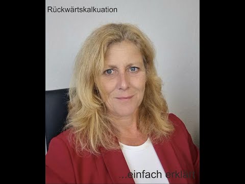 Rückwärtskalkulation einfach erklärt