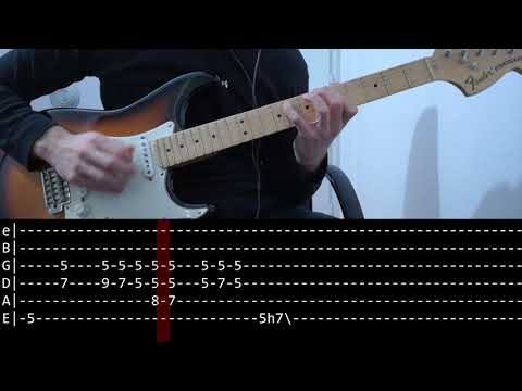 Jimi Hendrix  - Little Wing intro (Guitar lesson with TAB)