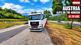 🇦🇹 A1 Westautobahn Through Austria — St. Pölten to Linz | POV Truck Driving MAN 