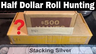 Half Dollar Coin Roll Hunting - Searching for Silver Half Dollars