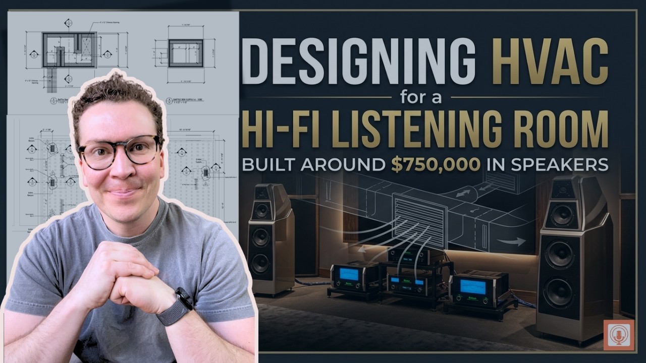 Designing HVAC for a Hi Fi Listening Room Built Around $750,000 in Speakers