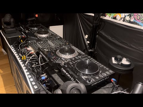 Upgraded home set up - Denon DJ set up.2 x SC5000 2 x LC6000 and a Denon X800 mixer!!