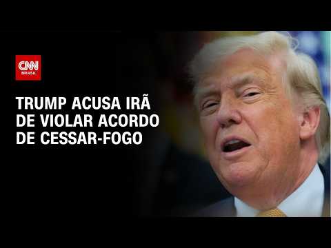Trump acusa Irã de violar cessar-fogo e diz que EUA abateram drones | BASTIDORES CNN