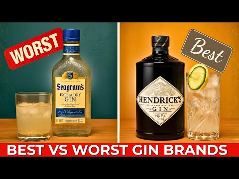 15 Famous Gin Brands Ranked Worst to Best!