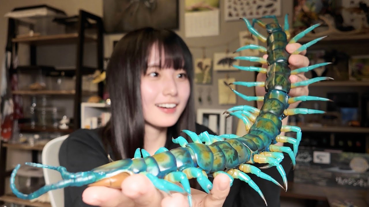 巨大ムカデの巨大フィギュアを開封するよ配信！