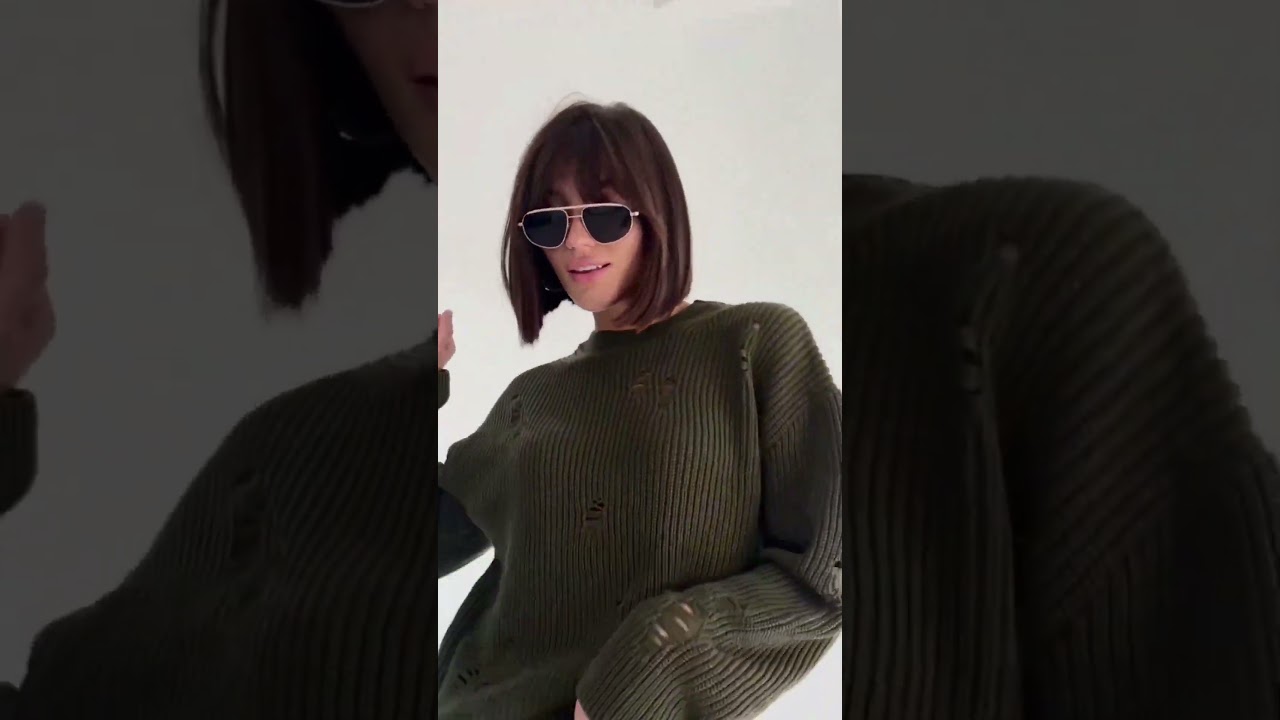  Knit Sweater Army green