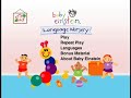 Baby Einstein Language Nursery 2004 DVD Menu