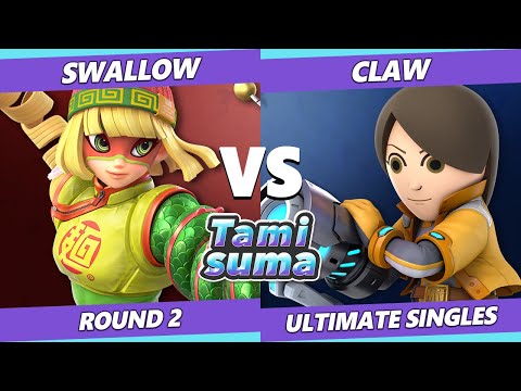 TAMISUMA 232 Round 2 - Swallow (Min Min) Vs. Claw (Mii Gunner) SSBU Smash Ultimate