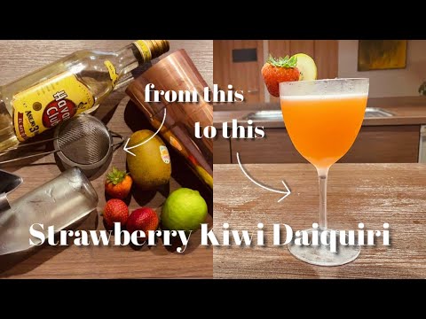 Strawberry Kiwi Daiquiri: Summery Delight | Lenfant's Cocktails