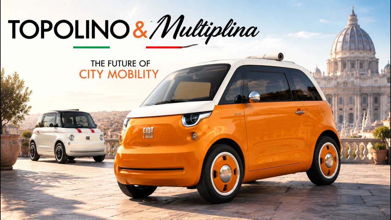 FIAT's Future Is Here! New Topolino, TRIS & Multiplina Revealed