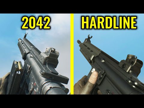 Battlefield 2042 vs Hardline - Weapons Comparison