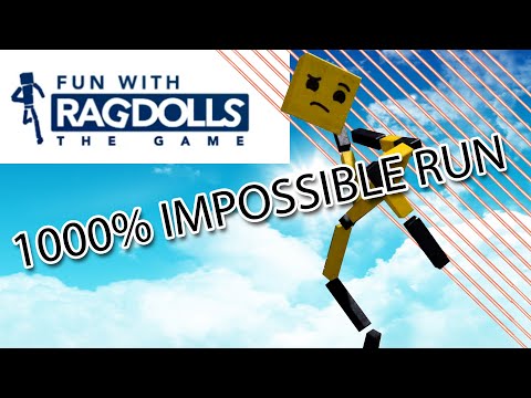 How did I beat 1000% Impossible Run? | Fun With Ragdolls Lets Play