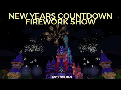 Epic Magic Kingdom Firework Show on New Year's!