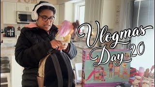 VLOGMAS DAY 20 🎄 OUR COZY LIFESTYLE | WALMART GROCERY HAUL, SNEAKING TO WRAP THE GIRLS’ GIFTS 