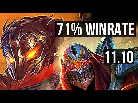 VIKTOR vs ZED (MID) | 12/0/7, 71% winrate, Legendary | BR Master | v11.10