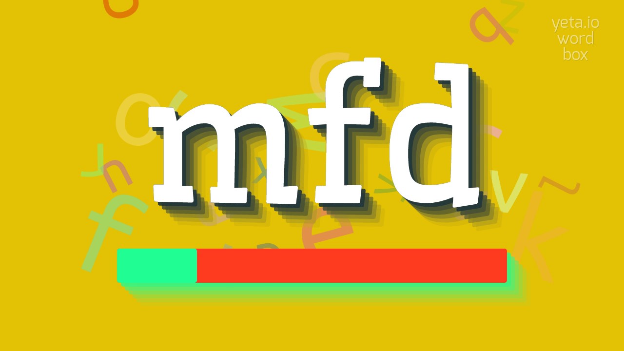 HOW TO PRONOUNCE MFD? #mfd