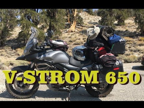 2500 MILE ADVENTURE RIDE CAMPING OUT ON A SUZUKI V-STROM 650: TEXAS to CALIFORNIA, and WASHINGTON
