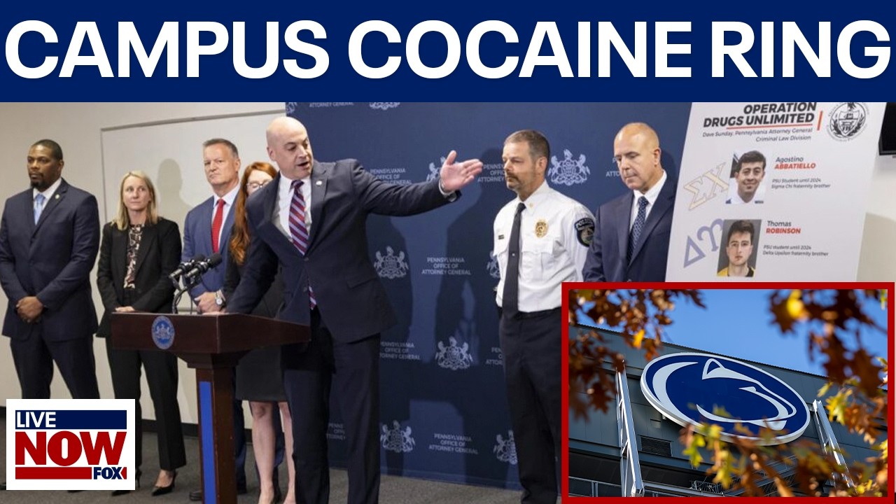 14 arrested in Penn State cocaine ring, fraternity busted