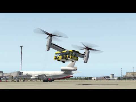 O ônibus do aeroporto não está disposto a ficar no chão o tempo todo, imaginação