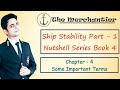 SHIP STABILITY PART 1 BOOK 4 CHAPTER 4