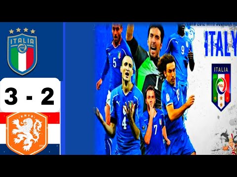 italy vs netherlands | netherlands vs italy | italy vs netherlands highlights 3-2 | M&R FOOTBALL