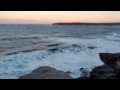 Волны океана, Австралия, закат 