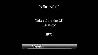 Clifford T. Ward - A Sad Affair (With Lyrics)